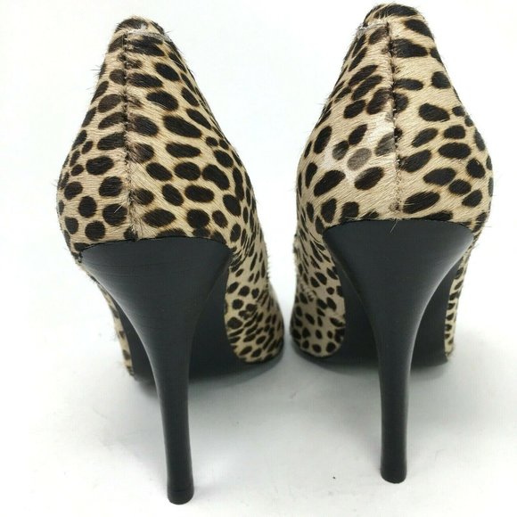 Steve Madden Calf Hair Stiletto Heels Intrud-L Animal Print NWOT sz 7 Sexy - Picture 6 of 6